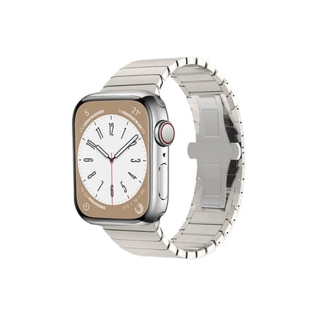 Apple Watch 42mm Kr413 Fine Steel Kordon (saat Değildir) - Yıldız Işığı