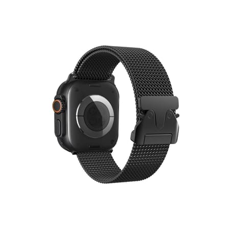 Apple Watch 42mm Milano Metal Kordon (saat Değildir) - Siyah