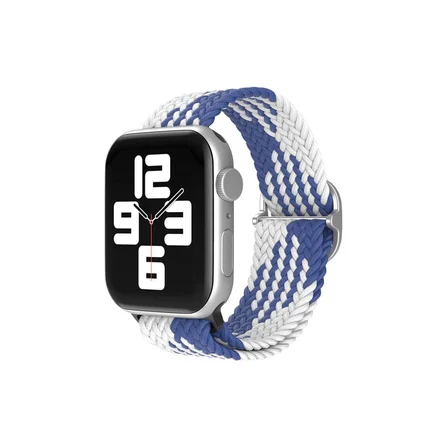 Watch 20mm  Kordon (saat Değildir) - Mavi-beyaz