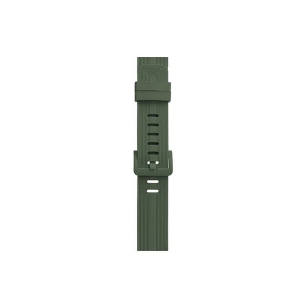 Apple Watch 38mm Kr408 Çizgili Silikon Kordon (saat Değildir) - Koyu Yeşil