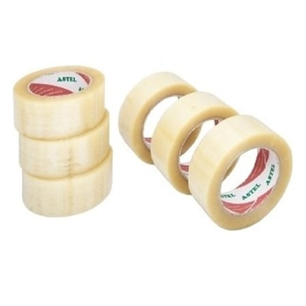 ASTEL 19x66 ŞEFFAF KOLİ BANDI-(***3 ADET***)
