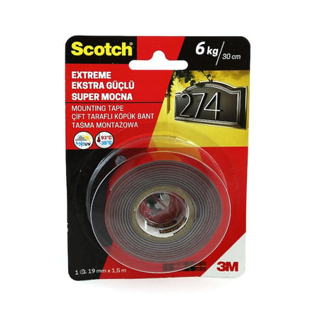 3M 4002 EXTRA GÜÇ MONTAJ BANDI 19 MM 1.5
