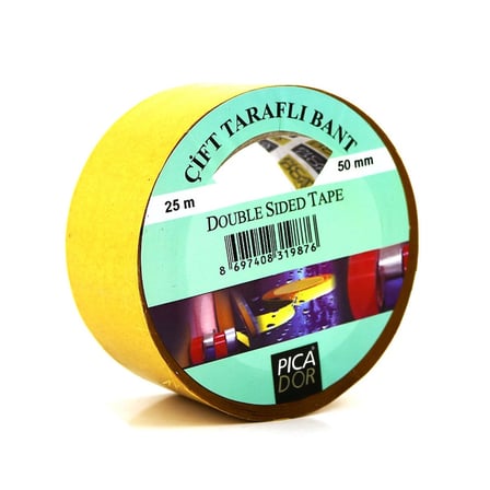 PİCADOR 50 mm X 25 mt ÇİFT TARAFLI BANT KL 008