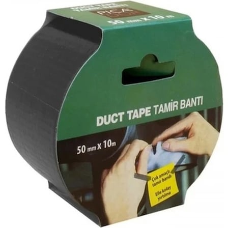 PİCADOR 50x10 mt TAMİR MONTAJ BANDI SİYAH KI 001-(***3 ADET***)