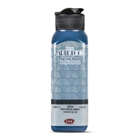 ARTDECO AKRİLİK BOYA 140 ML OKYANUS MAVİ 070R-3634