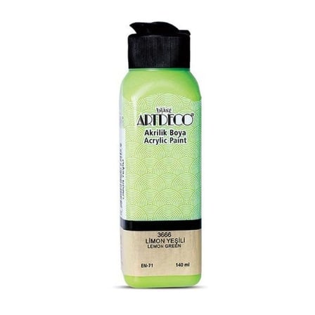 ARTDECO AKRİLİK BOYA 140 ML L.YEŞİLİ 070R-3666