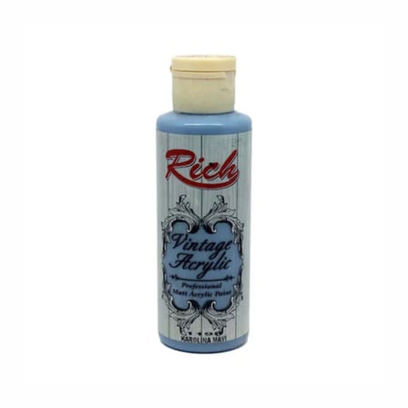 RICH VINTAGE AKRİLİK BOYA KAROLİNA MAVİ 120 cc 119