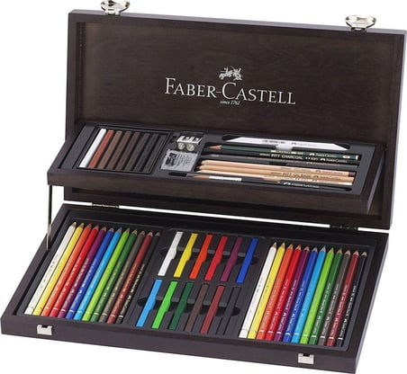FABER 54 PARÇA EKONOMİK SANAT & GRAFİK SETİ AHŞAP 5180110088