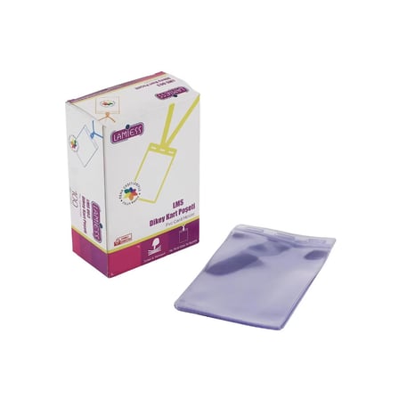 LAMİESS 80x100 DİKEY PVC KART POŞETİ 153070006-(***12 ADET***)