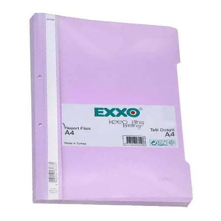 EXXO PASTEL TELLİ DOSYA 50 Lİ LİLA TTRP115