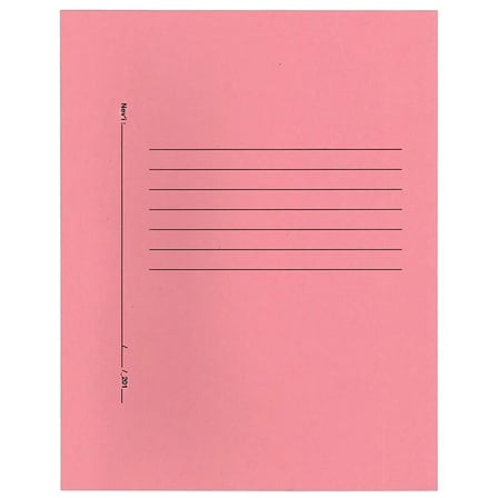 ALEMDAR PEMBE TELLİ TAM KAPAKLI LÜKS KARTON DOSYA-(***1 ADET***)