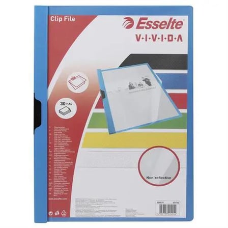 ESSELTE 5637 SIKIŞTIRMALI DOSYA MAVİ