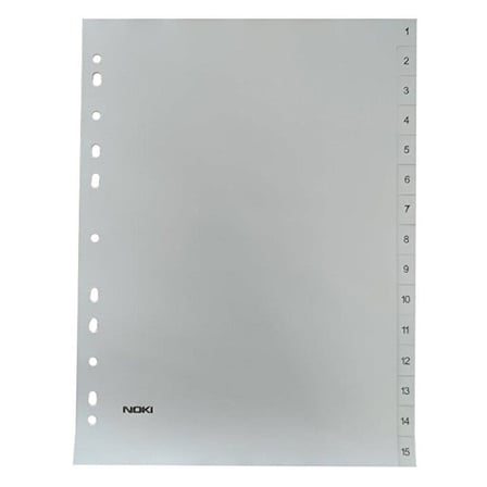 NOKİ 1-15 RAKAM AYRAÇ 59215-(***9 ADET***)