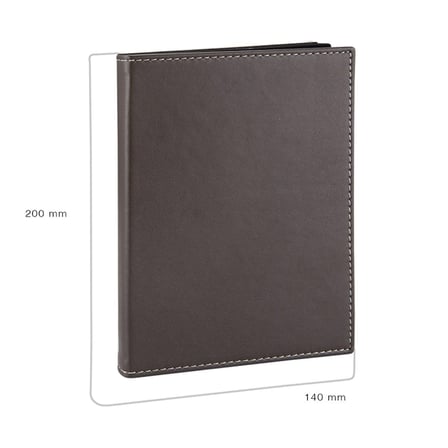 2K 4006K KAHVE HESAP KUTUSU 14x20 SUNİ DERİ
