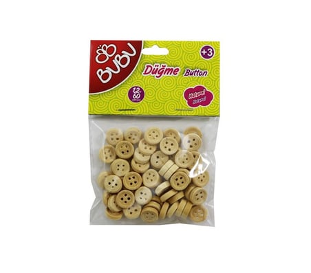 BU-BU HS0006 DÜĞME 1,2 CM 60 LI-(***9 ADET***)