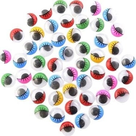 FUNNY KIDS 18911 OYNAR GÖZ 12 MM RENKLİ  4.250 Lİ 12-A-6