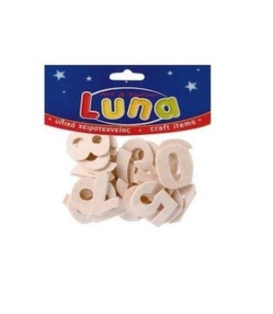 LUNA 0601673 AHŞAP NUMARALAR 25mm 30 LU