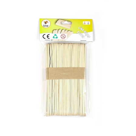 LINO RBZ-030 AHŞAP ÇUBUK NATUREL GENİŞ 15 CM 50 Lİ-(***3 ADET***)