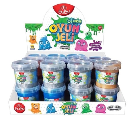BU-BU OYUN JELİ METALİK 145 GR. SLM020-(***6 ADET***)