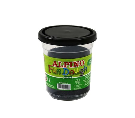 ALPINO DP-000313 SİYAH OYUN HAMURU 130 gr-(***3 ADET***)
