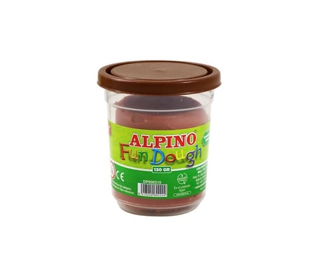 ALPINO DP-000315 KAHVERENGİ OYUN HAMURU 130 gr-(***3 ADET***)