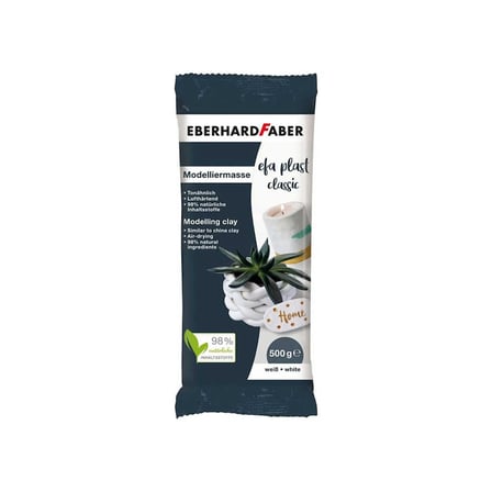 EBERHARFABER EF-570301 SERAMİK KİLİ BEYAZ 500 gr