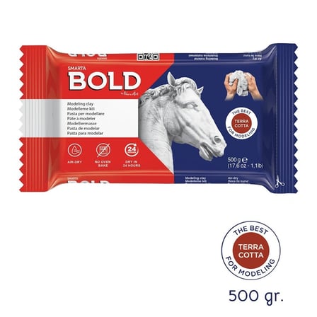 SMARTA BOLD  TOPRAK RENGİ 500 GR SERAMİK KİLİ