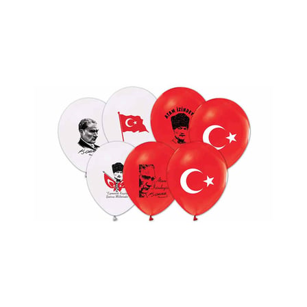 BALON 12-A  BASKILI ATA/BAYRAK/NAZAR 100 LÜ