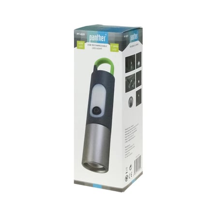 PANTHER PT-839 USB ŞARJLI EL FENERİ