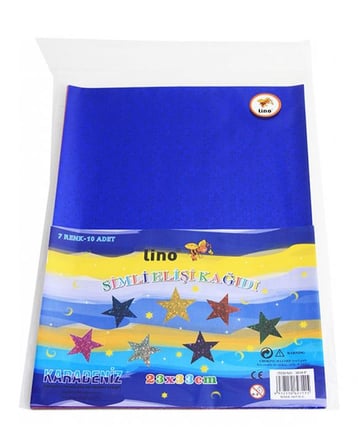 LINO 3814-P SİMLİ ELİŞİ KAĞIDI 23x33 10 LU-(***12 ADET***)