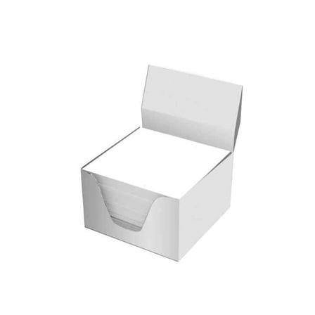 ELMA KÜP BLOK KUTULU BEYAZ 8x8-(***3 ADET***)