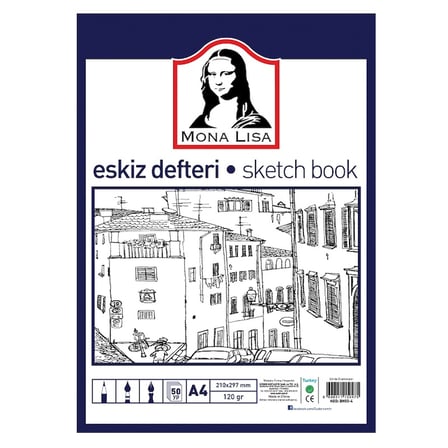 SÜDOR ESKİZ DEFTERİ A4 120 gr 50 YP BN05-4