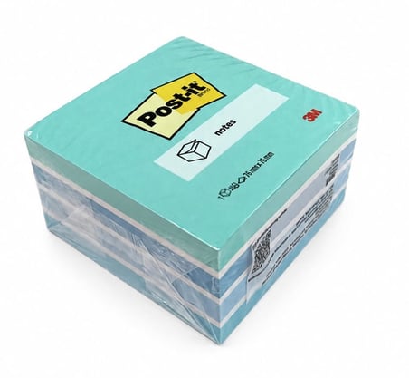 3M 2028-B MAVİ TONLARI  POST-IT 76x76mm 450YP.