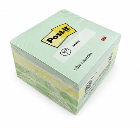 3M 2028-G YEŞİL TONLARI  POST-IT 76x76mm 450YP.