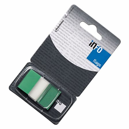 INFO NOTES 25x43 SAYFA AYRAÇ POSTİT YEŞİL 772799