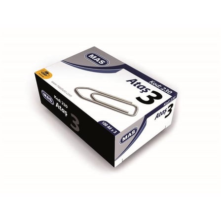 MAS 230 ATAŞ NO:3 100 LÜ 3 CM-(***1 ADET***)