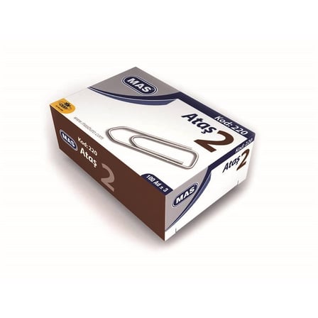 MAS 220 ATAŞ NO:2 100 LÜ 2 CM-(***1 ADET***)