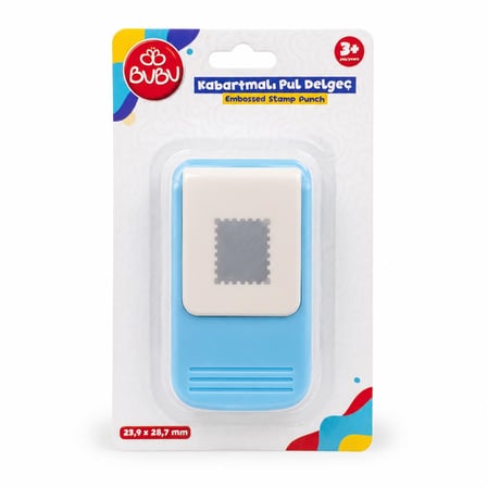 BU-BU ŞEKİLLİ DELGEÇ KABARTMALI PUL 23,9X28,7 MM DE0035
