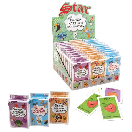 STAR HAFIZA KART OYUNU 1066430-(***9 ADET***)