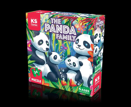 KS PRS 32706 THE PANDA FAMILY PRE-SCHOOL PUZZLE