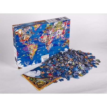 GÜRBÜZ 12102 MİTOLOJİK DÜNYA PUZZLE 1000 PARÇA