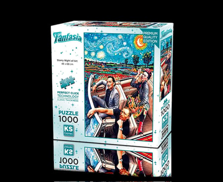 KS 20823  PUZZLE 1000 STARRY NİGHT OF ART