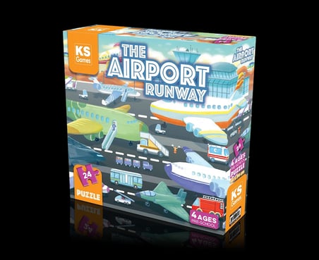 KS PRS 32707 THE AIRPORT RUNWAY PRE-SCHOOL PUZZLE