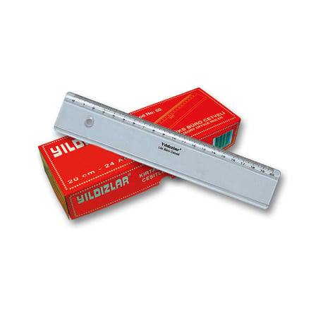 YILDIZLAR 20 CM. LÜX BÜRO CETVELİ KOD 060-(***1 ADET***)