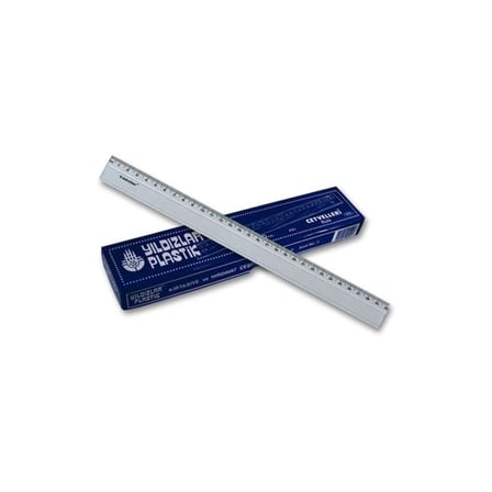 YILDIZLAR 50 CM. PLASTİK CETVEL KOD.033