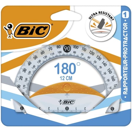 BİC 180' AÇI ÖLÇER 12 CM 9926551-(***3 ADET***)