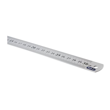MAS 2330 ÇELİK CETVEL 30 CM.-(***3 ADET***)