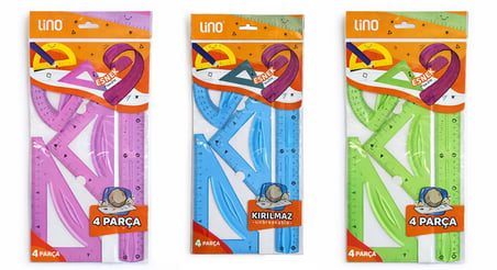 LİNO LC-003 ÇİZİM SETİ FLEXIBLE 4'LÜ