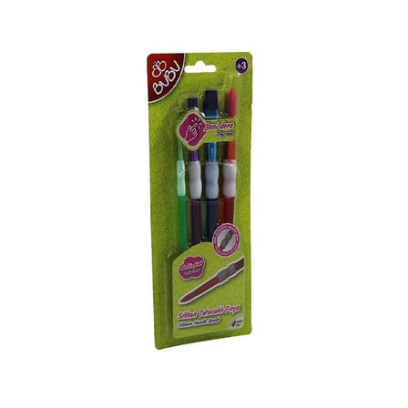 BU-BU SİLİKON FIRÇA TUTACAKLI 4 LÜ FR0003