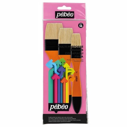 PEBEO SET-16 ZEMİN FIRÇA SETİ 3 LÜ